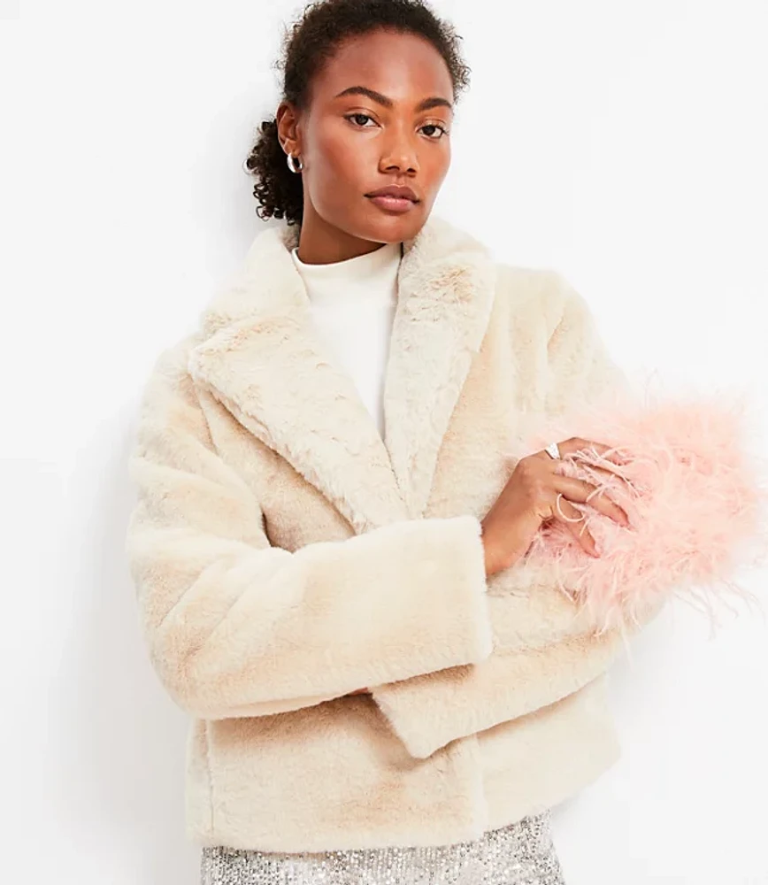 Modern Faux Fur Jacket