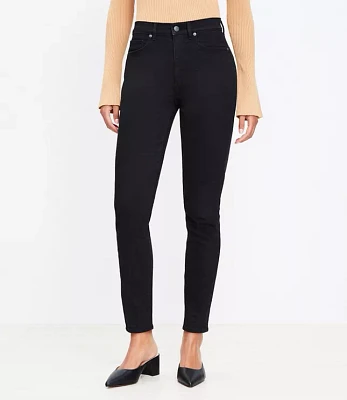 Curvy High Rise Skinny Jeans Black