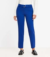 Petite Curvy Belted Riviera Slim Pants Doubleface