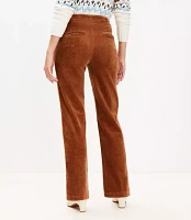 Petite Utility Straight Pants Corduroy