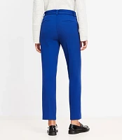 Petite Belted Riviera Slim Pants Doubleface