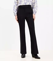 Pintucked Sutton Flare Pants Bi-Stretch