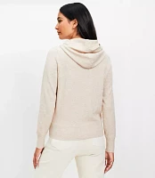 Petite Henley Hoodie Sweater