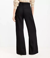 Petite High Rise Trouser Jeans Jet Black Wash