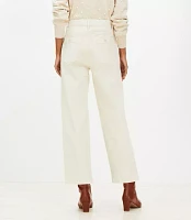 Petite Sailor High Rise Wide Leg Crop Jeans Popcorn