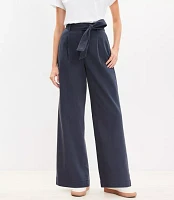 Belted Wide Leg Pants