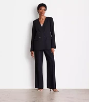 LOFT Versa Crepe Drape Collarless Blazer