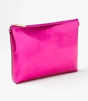 Metallic Refined Zip Pouch