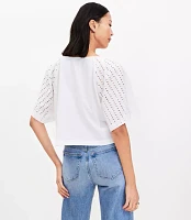 Eyelet Modern Tee
