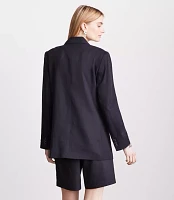 LOFT Versa Pure Spun Double Breasted Blazer