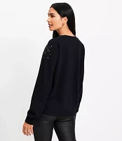 Petite Sequin Firework Sweatshirt