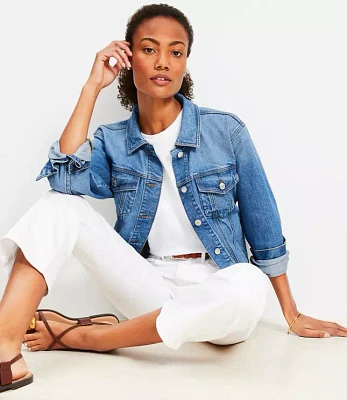 Denim Trucker Jacket in Classic Mid Wash