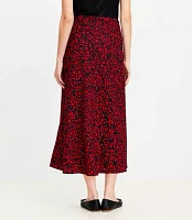 Petite Heart Bias Midi Skirt