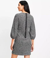 Petite Tweed Flare Mini Dress