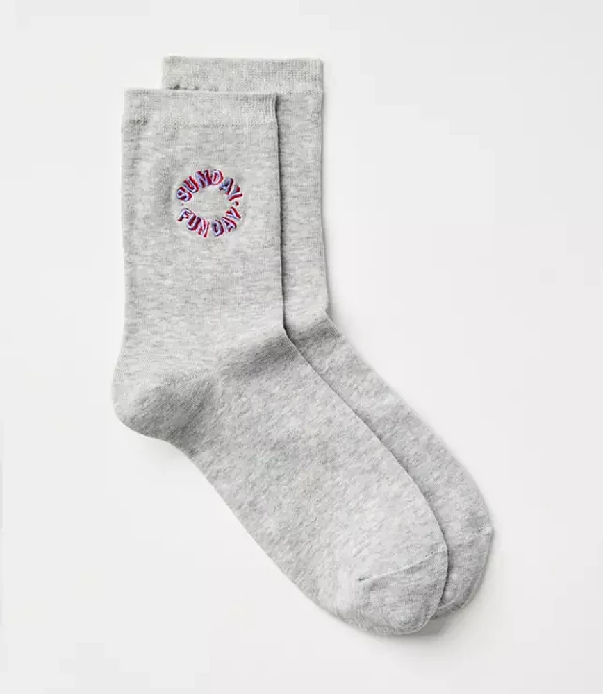 Lou & Grey Sunday Funday Crew Socks