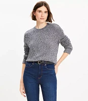 Marled Drop Shoulder Sweater