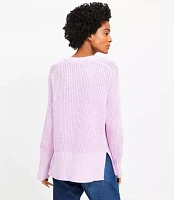 Petite Ribbed Tunic Sweater