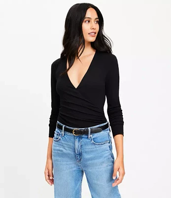 Petite Wrap Bodysuit