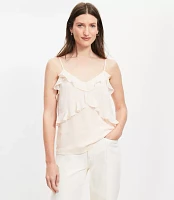 Chiffon Ruffle Cami