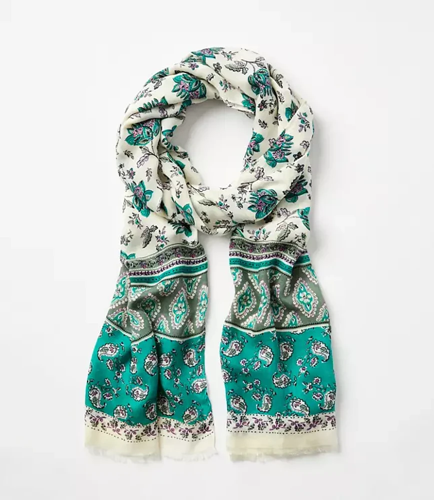 Floral Paisley Scarf