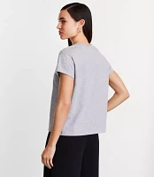 Petite LOFT Versa Jersey Crew Tee