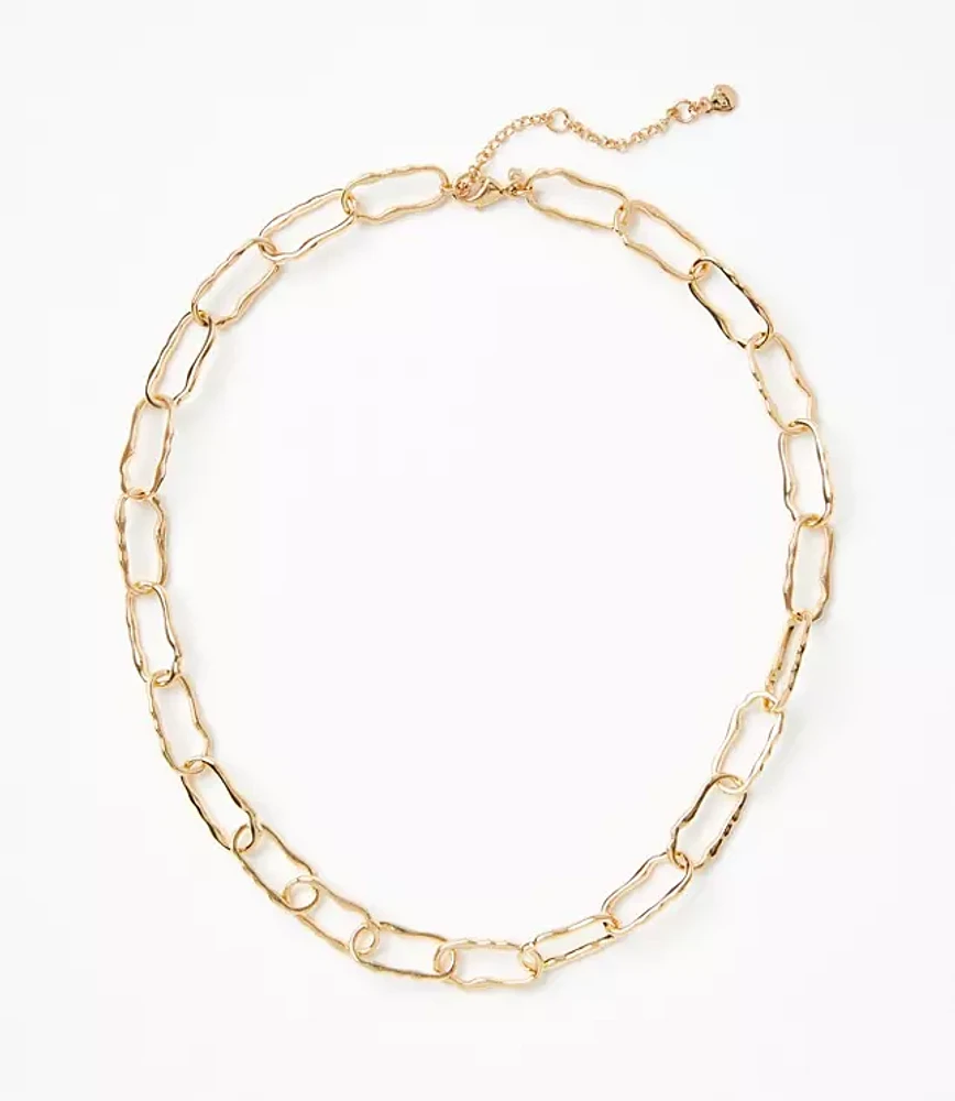 Molded Chain Link Necklace