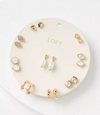 Mother Of Pearl Stud Earring Set