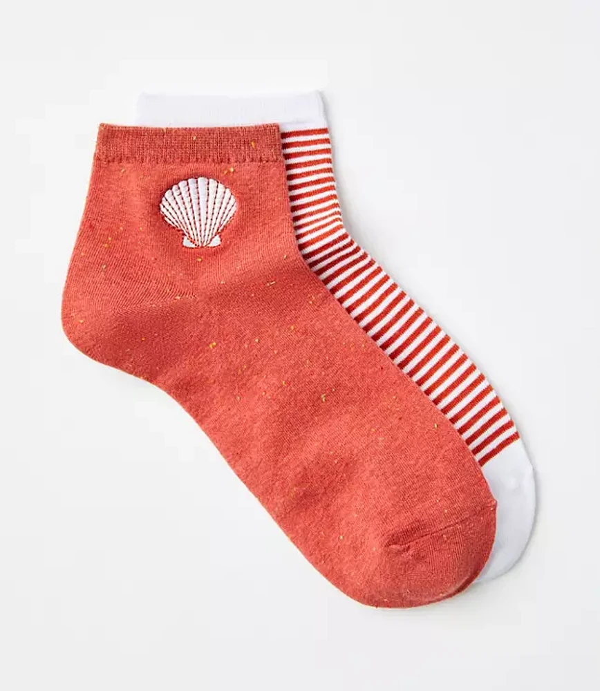 Seashell Ankle Socks