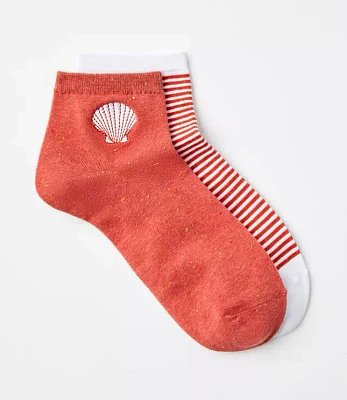 Seashell Ankle Socks