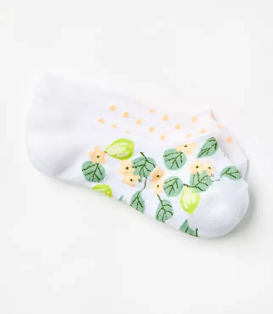 Pear & Blossom No Show Sock Set