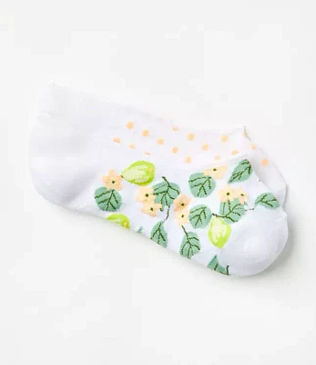 Pear & Blossom No Show Sock Set