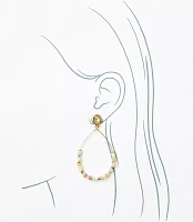 Beaded Teardrop Earrings