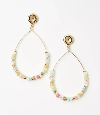 Beaded Teardrop Earrings