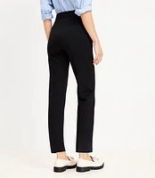 Pull On Straight Pants Ponte