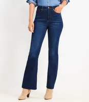 Fresh Cut High Rise Slim Flare Jeans Dark Wash