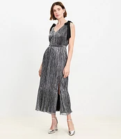 Tie Strap Tiered Maxi Dress