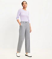 Straight Cropped Cuff Pant Wool Blend