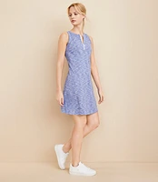 Petite Lou & Grey Spacedye Zip Softsculpt Mini Tennis Dress