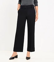 Straight Cropped Cuff Pant Twill