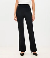 Horsebit Sutton Flare Pants Bi-Stretch