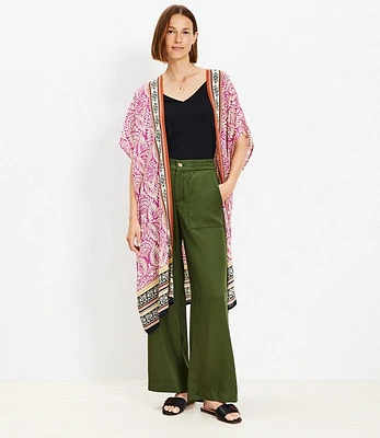 Palm Border Kimono