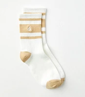 Lou & Grey Varsity Stripe Crew Socks