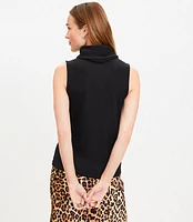 Sleeveless Mock Neck Top