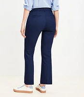 Curvy Sutton Ankle Flare Pants Texture