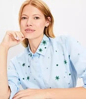 Crystal Poplin Everyday Relaxed Shirt