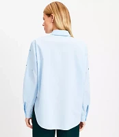 Crystal Poplin Everyday Relaxed Shirt