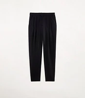 LOFT Versa Seasonless Stretch Double Pleat Taper Pant