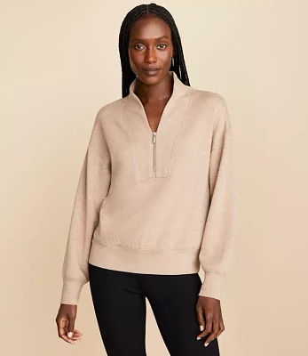 Petite Lou & Grey Scubasoft Half Zip Sweatshirt