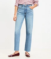 Fresh Cut High Rise Straight Jeans Light Vintage Wash