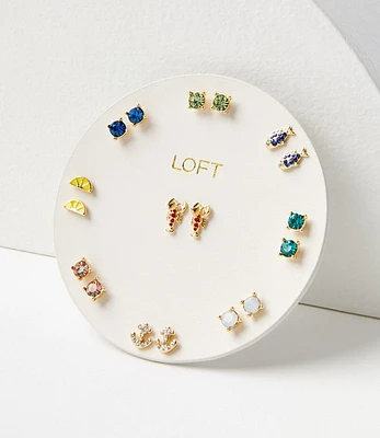 Lobster Stud Earring Set